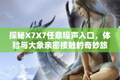 探秘X7X7任意噪聲入口，體驗(yàn)與大象親密接觸的奇妙旅程