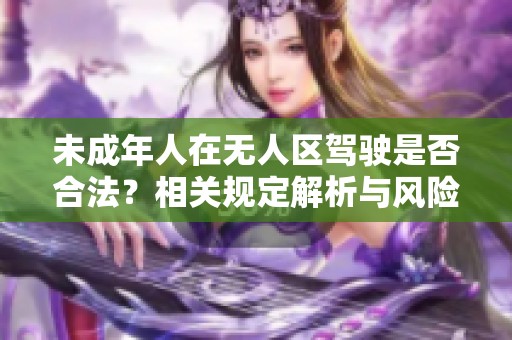 未成年人在無人區駕駛是否合法？相關規定解析與風險提示