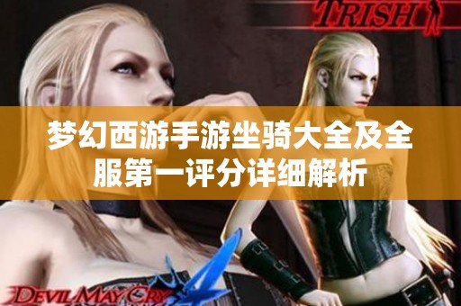 夢幻西游手游坐騎大全及全服第一評分詳細解析