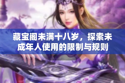 藏寶閣未滿十八歲，探索未成年人使用的限制與規則