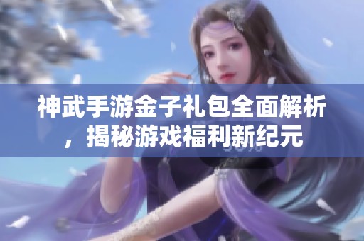 神武手游金子禮包全面解析，揭秘游戲福利新紀元